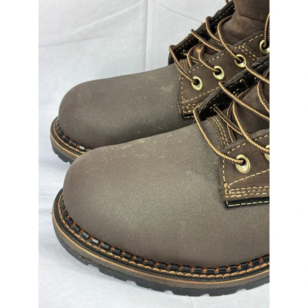 Red Wing Irish Setter 83848 Work Boots Mens Brown Waterproof Safety Toe 8.5 D